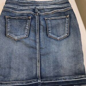 Tribal Jeans Mini Skirt